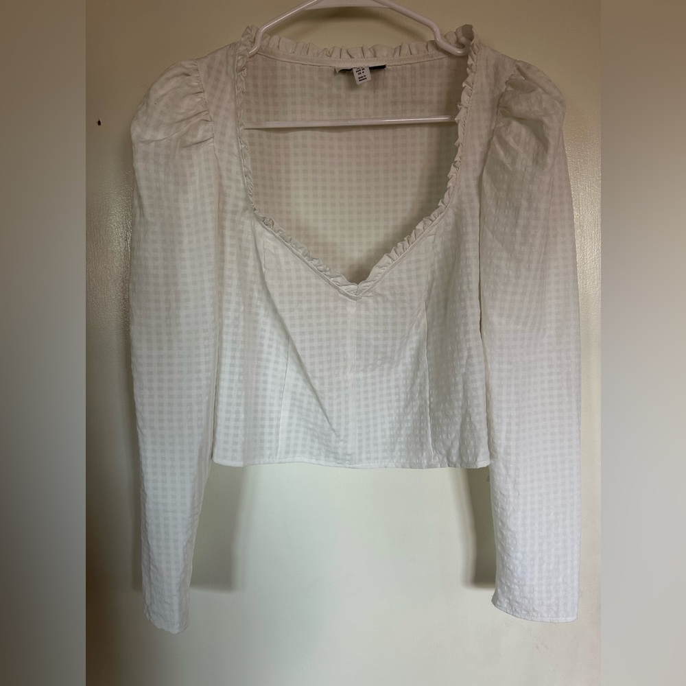 Cropped dress top